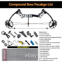 New 15-70LB Whole Set TOPOINT M1 Compund Bow Arrow Hunting Target Archery Adult