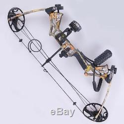 New Archery Adult Compound Bow 20-70lb Right Handed Hunting Arrows Practice Set