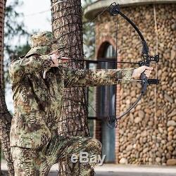 New Archery Compound Bow Right Handed Practice Hunting Accessory Set 25-45Lbs