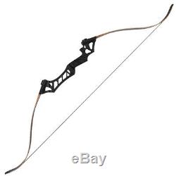 New Black Archery Hunting Practice Takedown Recurve Bow Set Right Hand 30-50lbs