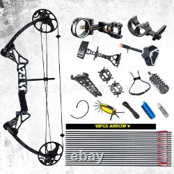 New Hunting Target Archery Adult 15-70LB Whole Set TOPOINT M1 Compund Bow Arrow