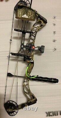 New PSE Brute Force NXT Bow Mossy Oak CAMO 70# RH Hunting Bow Package