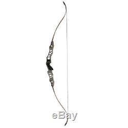 Outdoor 64 Archery Takedown Recurvebow Hunting Shooting Bow Camo Longbow Target