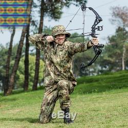 Outdoor Black Archery Hunting 30-60lbs Compound Bow Right Hand Shooting Target