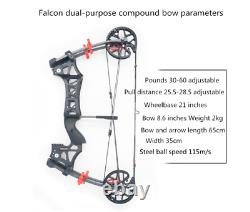 Outdoor hunting dual-use can launch steel ball compound shooting bow and arrows