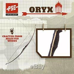 PSE ARCHERY Oryx Longbow-Wood-Set-Hunting Right Hand 68-40