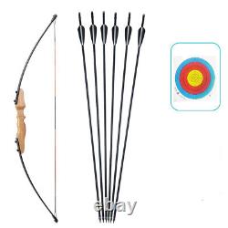 Professional Recurve Bow 30/40lbs for Right Handed Archery Bow Carbon Arrows