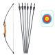Professional Recurve Bow 30/40lbs for Right Handed Archery Bow Carbon Arrows
