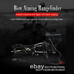 Range Finder Archery Bow Sight 5 Pin Sight Ranging Bow Aiming Rangefinder