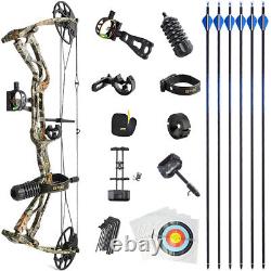 Sanlida Archery Dragon X8 Compound Bow Set 0-60lbs Arrows Archery Hunting Target