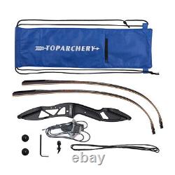 TOPARCHERY 56 Archery Recurve Bow 30-50lbs &12pcs Arrow & Bow Bag Bow Access