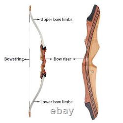 TOPARCHERY 62 Archery Takedown Recurve Bow & Arrows Bow Outdoor Hunting SET