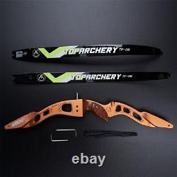 TOPARCHERY 68 Archery TAKEDOWN RECURVE BOW ILF BOW Competition Hunting 20-40lbs