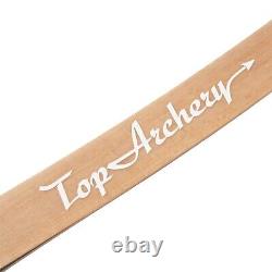 TOPARCHERY Archery 60'' Recurve Bow Wooden Riser 30-50lbs for RH Hunting Target