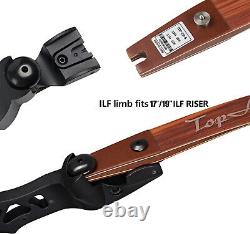 TOPARCHERY Archery ILF Limbs for 17/19 ILF Bow Riser 25-55lb for Right Hunting