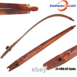TOPARCHERY ILF Limbs 25-60lb for 19 Riser 62 ILF Recurve Bow Hunting Target