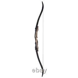 TOPARCHERY Wooden Riser Takedown Recurve Bow 62 for Hunting & Target Practice