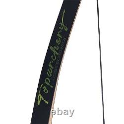 TOPARCHERY Wooden Riser Takedown Recurve Bow 62 for Hunting & Target Practice