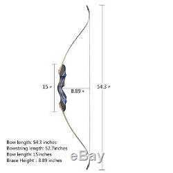 Takedown Archery Recurve Bow Sets 45Ibs Hunting Target Outdoor Practice Sports
