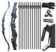 Takedown Bow Right Hand Metal Riser with Arrows Quiver for Hunting Shooting
