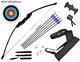 Takedown Recurve Bow & Arrow Set Outdoor Archery Hunting Shooting W Arrow Quiver