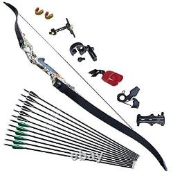 Takedown Recurve Bow Bow and Arrow for Adults Archery Set Adult Metal Riser
