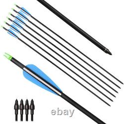 Toparchery Hunting 60 Archery Takedown Recurve Bow Wooden Riser + 12pcs Arrows