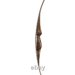 Traditional 54 Archery Wooden Recurve Bow Longbow 20-70lbs Handmade Bow Hunting