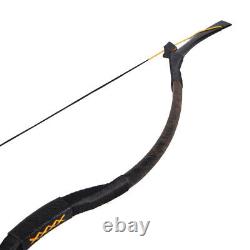 Traditional Recurve Bow 20-50 lbs Cowhide for Archery Hunting Right/Left Hand