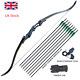 UK 50lb Outdoor Shoot Takedown Recurve Archery Bow Set Right Hand Hunting Target