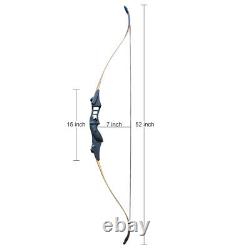 UK 50lb Outdoor Shoot Takedown Recurve Archery Bow Set Right Hand Hunting Target