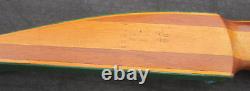 Vintage 1960's Root Archery Field Master Custom Wood Recurve Bow 66 28 44lb RH