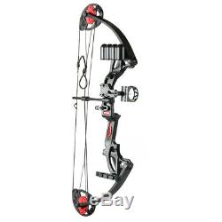 Youth Practice Compound Bow Hunting Target 12-26lbs Archery Black Right Hand Bow